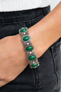 Paparazzi "A Piece Of Cake" Green Bracelet Paparazzi Jewelry