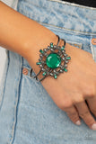 Paparazzi "Elaborate Elegance" Green Bracelet Paparazzi Jewelry