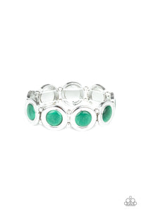 Paparazzi "Muster Up The Luster" Green Bracelet Paparazzi Jewelry