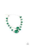 Paparazzi "Crowd Pleaser" Green Bracelet Paparazzi Jewelry