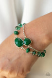 Paparazzi "Crowd Pleaser" Green Bracelet Paparazzi Jewelry