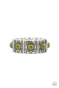 Paparazzi "Victorian Dream" Green Bracelet Paparazzi Jewelry