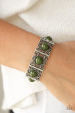 Paparazzi "Victorian Dream" Green Bracelet Paparazzi Jewelry