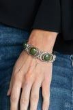 Paparazzi "Modernly Malibu" Green Bracelet Paparazzi Jewelry