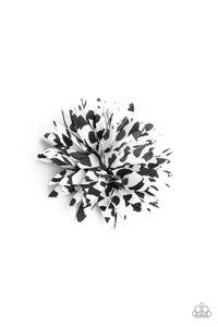 Paparazzi "Splattered Splendor" Black Hair Clip Paparazzi Jewelry