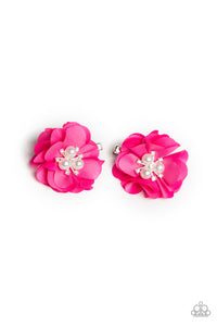 Paparazzi "Diamond Dew" Pink Hair Clips Paparazzi Jewelry