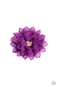 Paparazzi "Yes I TROPICANA" Purple Hair Clip Paparazzi Jewelry