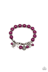 Paparazzi "One True Love" Purple Bracelet Paparazzi Jewelry