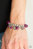 Paparazzi "One True Love" Purple Bracelet Paparazzi Jewelry