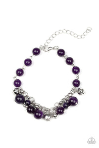 Paparazzi "Glossy Glow" Purple Bracelet Paparazzi Jewelry
