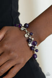 Paparazzi "Glossy Glow" Purple Bracelet Paparazzi Jewelry