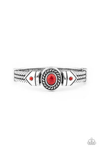 Paparazzi "Tribal Soul" Red Bracelet Paparazzi Jewelry
