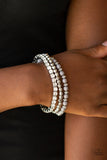 Paparazzi "Fashion Forte" Silver Bracelet Paparazzi Jewelry