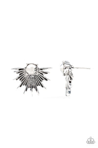 Paparazzi VINTAGE VAULT "Starry Light" Silver Post Earrings Paparazzi Jewelry