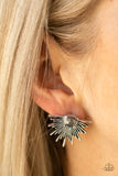 Paparazzi VINTAGE VAULT "Starry Light" Silver Post Earrings Paparazzi Jewelry