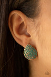 Paparazzi VINTAGE VAULT "Seasonal Bliss" Copper Post Earrings Paparazzi Jewelry
