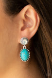 Paparazzi "Western Oasis" Blue Post Earrings Paparazzi Jewelry