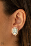 Paparazzi "Have A GLOW At It!" Gold Clip On Earrings Paparazzi Jewelry