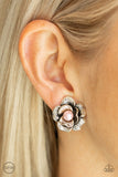 Paparazzi "Glowing Garden Spree" Pink Clip On Earrings Paparazzi Jewelry
