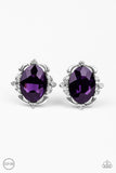 Paparazzi "Regally Radiant " Purple Clip On Earrings Paparazzi Jewelry