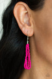 Paparazzi VINTAGE VAULT "Congo Colada" Pink Necklace & Earring Set Paparazzi Jewelry