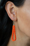 Paparazzi "Congo Colada" Orange Necklace & Earring Set Paparazzi Jewelry