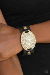 Paparazzi "Better Recognize" Gold Wrap Bracelet Paparazzi Jewelry