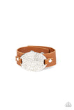 Paparazzi "Better Recognize" Brown Wrap Bracelet Paparazzi Jewelry