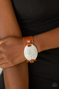 Paparazzi "Better Recognize" Brown Wrap Bracelet Paparazzi Jewelry