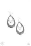 Paparazzi "Sahara Sublime" FASHION FIX Silver Earrings Paparazzi Jewelry