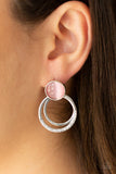 Paparazzi "Glow Roll" Pink Earrings Paparazzi Jewelry