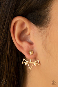 Paparazzi "Like A Flash" Gold Post Earrings Paparazzi Jewelry