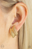 Paparazzi "Texture Twist" Gold Clip On Earrings Paparazzi Jewelry