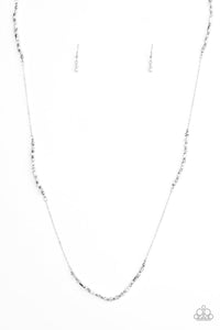 Paparazzi "Mainstream Minimalist" White Necklace & Earring Set Paparazzi Jewelry