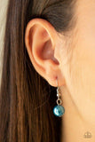 Paparazzi "Duchess Dior" Blue Necklace & Earring Set Paparazzi Jewelry
