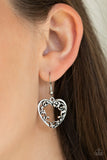 Paparazzi "Garden Lovers" Silver Lanyard Necklace & Earring Set Paparazzi Jewelry