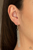 Paparazzi "Optical Illusion" Blue Lanyard Necklace & Earring Set Paparazzi Jewelry