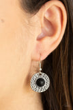 Paparazzi "Tiger Trap" Black Necklace & Earring Set Paparazzi Jewelry