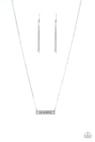 Paparazzi "Love One Another" Silver Necklace & Earring Set Paparazzi Jewelry