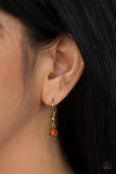 Paparazzi "A Good TALISMAN Is Hard To Find" Orange Necklace & Earring Set Paparazzi Jewelry