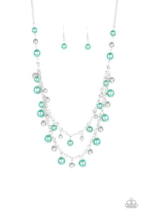 Paparazzi "Fantastic Flair" Green Necklace & Earring Set Paparazzi Jewelry