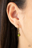 Paparazzi "Metro Storm" Green Necklace & Earring Set Paparazzi Jewelry