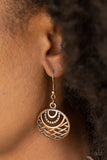 Paparazzi VINTAGE VAULT "On The MANE Stage" Copper Necklace & Earring Set Paparazzi Jewelry