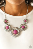 Paparazzi "Santa Fe Hills" Purple Necklace & Earring Set Paparazzi Jewelry