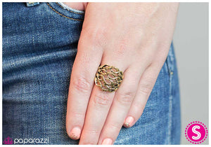 Paparazzi "On the Airwaves" Brass Ring Paparazzi Jewelry