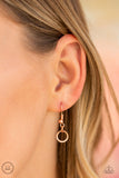 Paparazzi "Roundabout Radiance" Copper Choker Necklace & Earring Set Paparazzi Jewelry