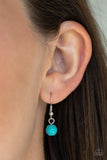Paparazzi "Desert Hustle" Blue Necklace & Earring Set Paparazzi Jewelry