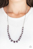 Paparazzi "Stratosphere Sparkle" Purple Necklace & Earring Set Paparazzi Jewelry