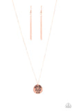 Paparazzi VINTAGE VAULT "Let Your Light So Shine" Copper Necklace & Earring Set Paparazzi Jewelry