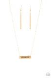 Paparazzi "Love One Another" Gold Necklace & Earring Set Paparazzi Jewelry